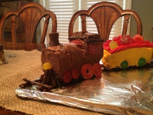 train cake