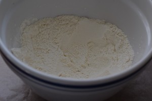 Sugar Topped Muffins dry ingredients