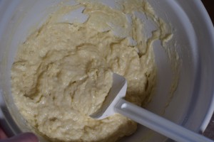 Sugar Topped Muffins batter